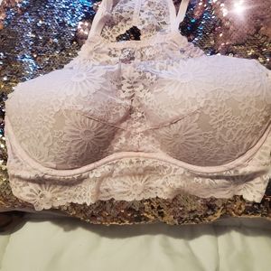 NWOT Victorias Secret Pink lace bra